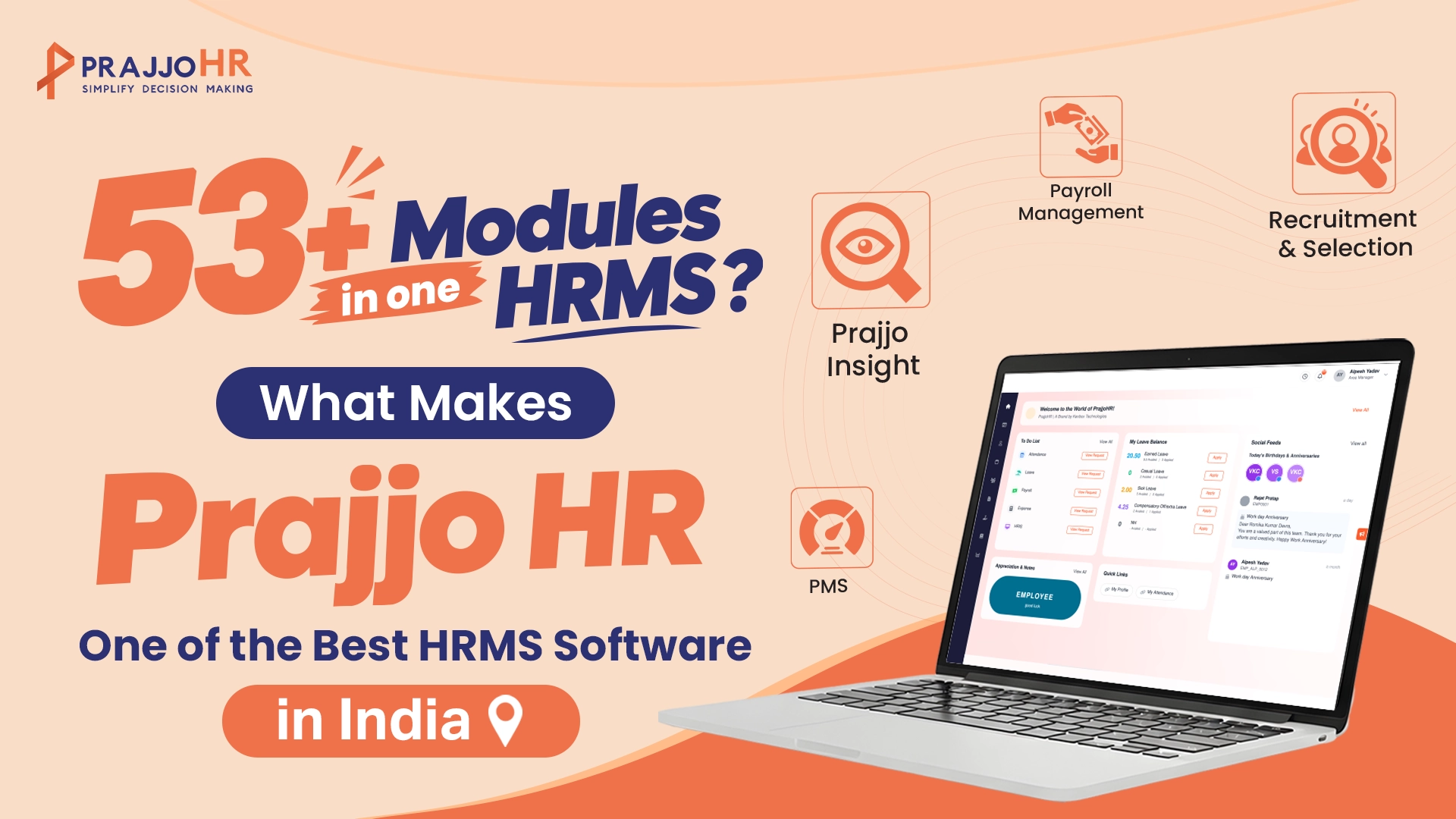53+ Modules in One HRMS? What Makes Prajjo HR One of the Best HRMS Software in India 