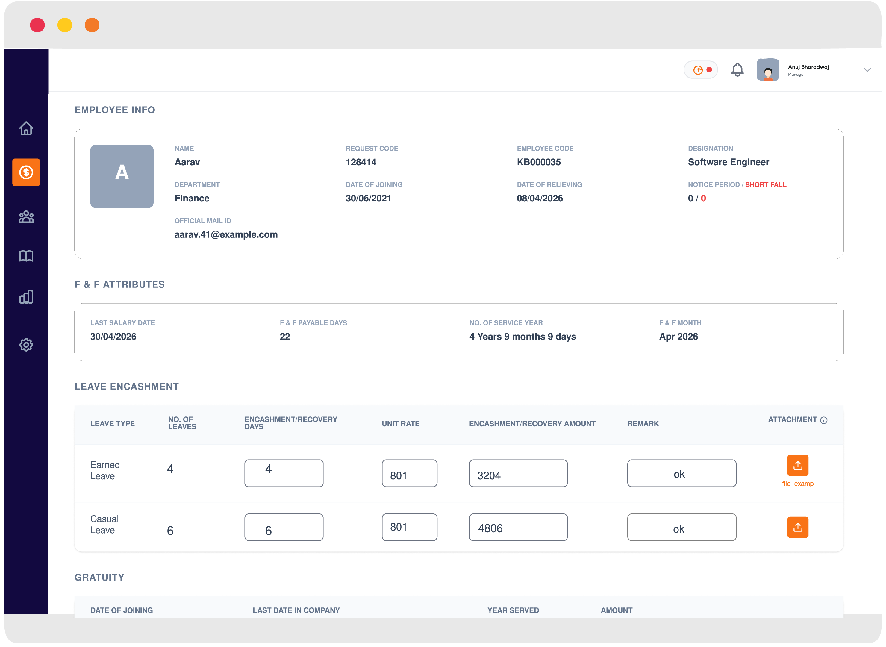 PrajjoHR Departmental Structure Dashboard