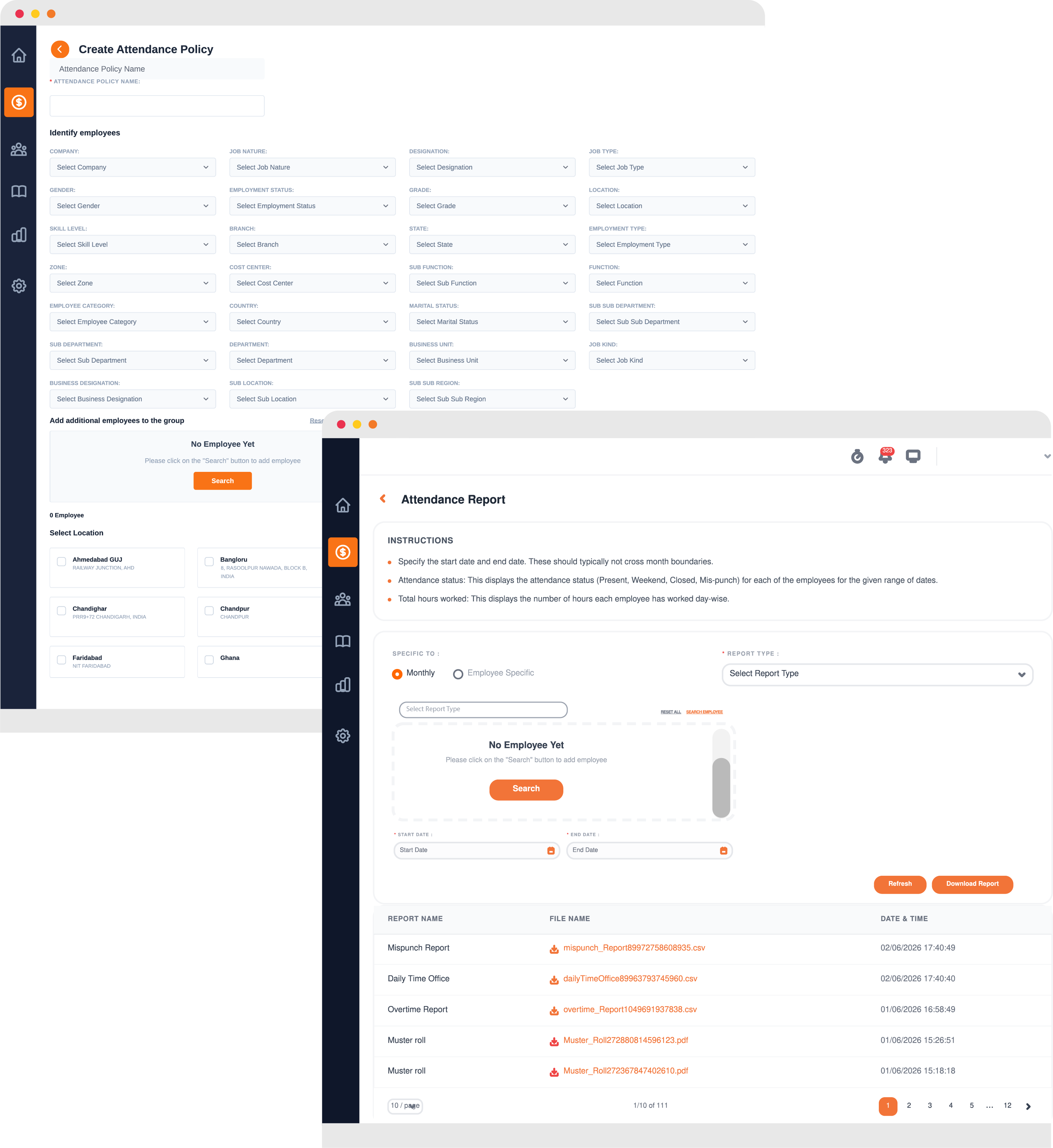 PrajjoHR Departmental Structure Dashboard
