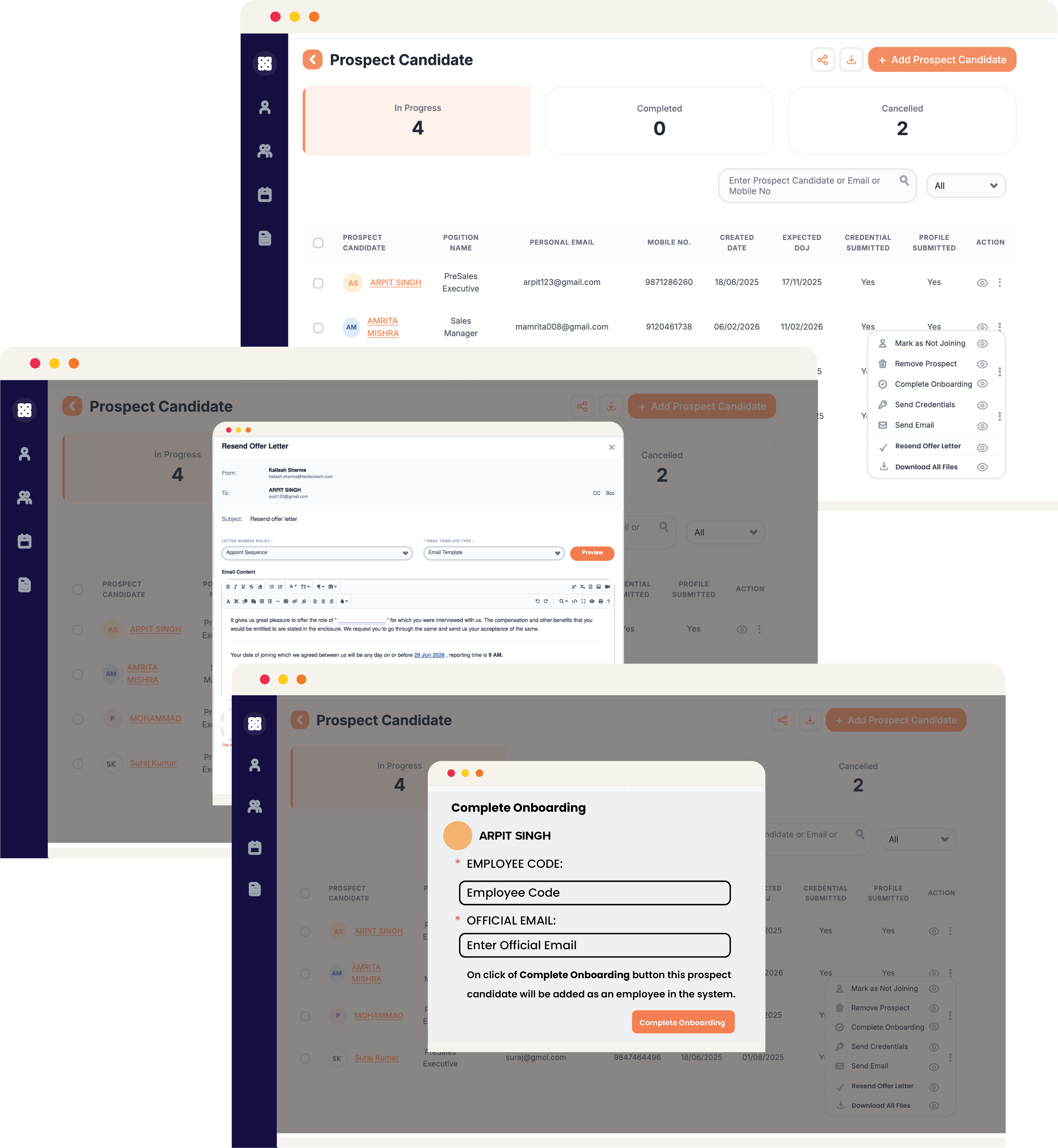 HR Dashboard