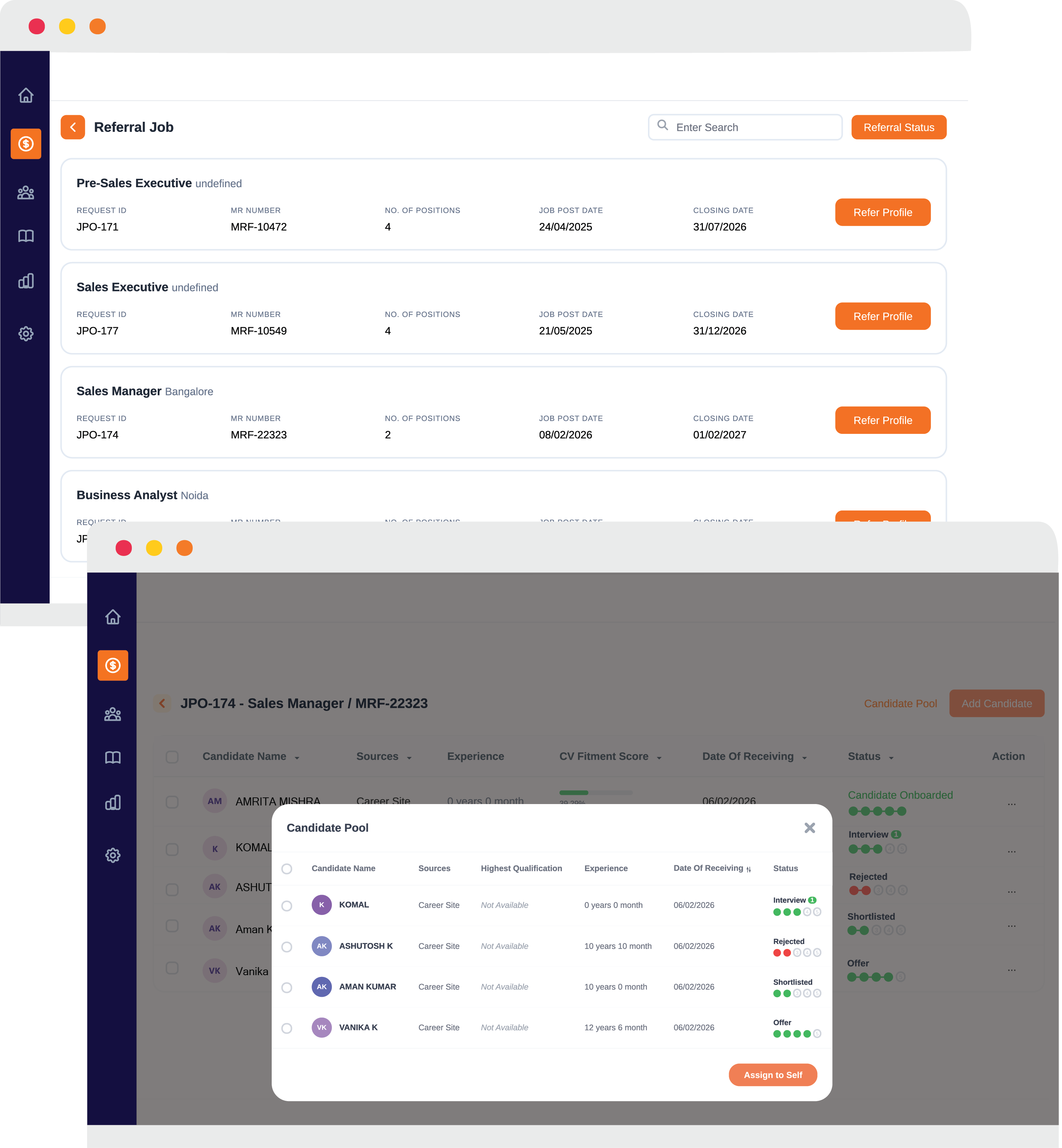 PrajjoHR Departmental Structure Dashboard