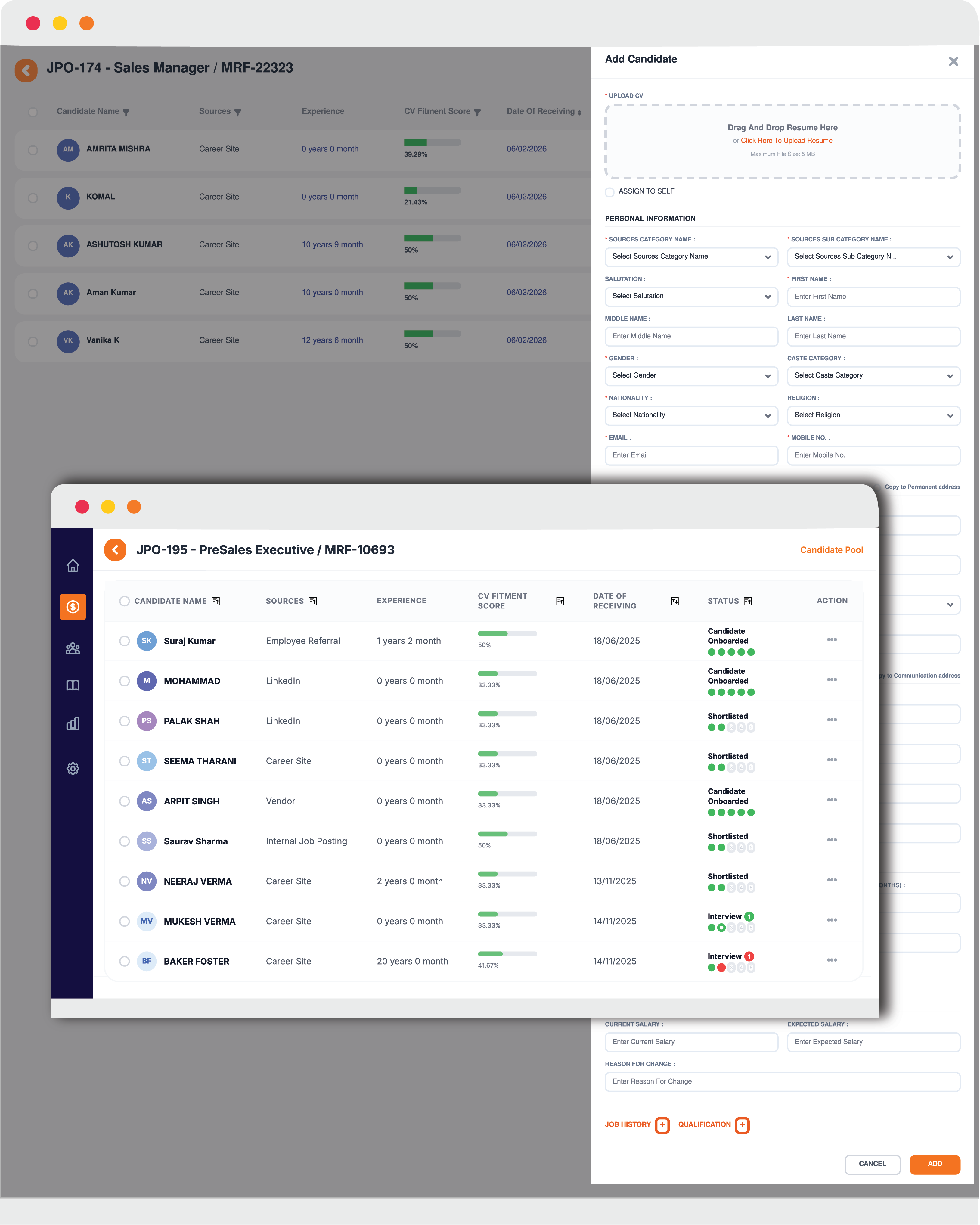 PrajjoHR Departmental Structure Dashboard